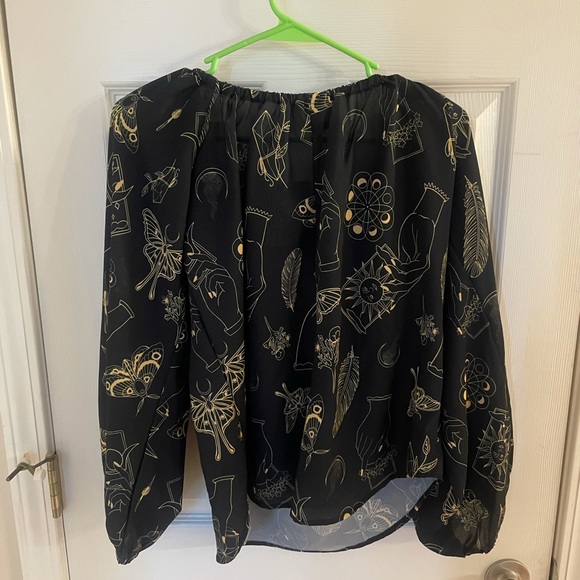 *SOLD* Stregheria Sylvia Pinup Couture Top - Picture 3 of 10